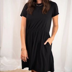 Freedom Company Black Babydoll Dress